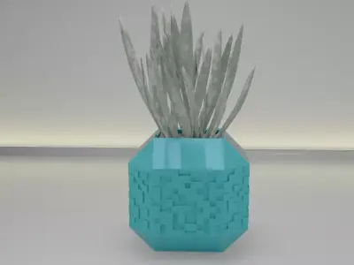 pot planter 14 3D print model