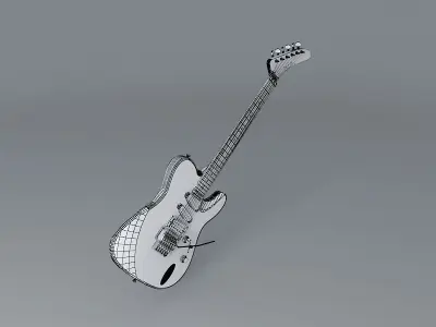 Sands tele custom guitar Free 3D model