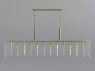 RH CALAMETTE GLASS CHANDELIER ALL MODELS 3D model