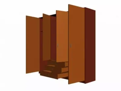 Wardrobe - Armoire 3D model