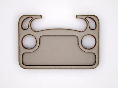 steering wheel tray Low-poly 3D model