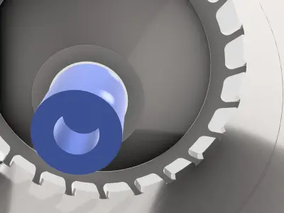 Rally Fans Wheel N Tire set 3 offsets with Centrelock Hub 3D print model