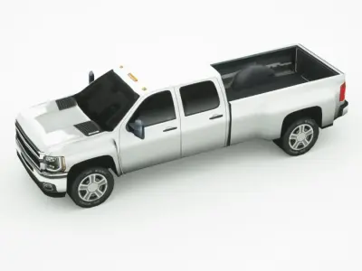 Generic Pickup v5 Low-poly 3D model