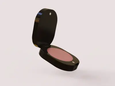 Small Magnetic Makeup Case Free 3D model