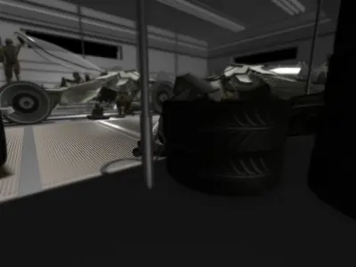 Workshop Render Scene Free low-poly 3D model