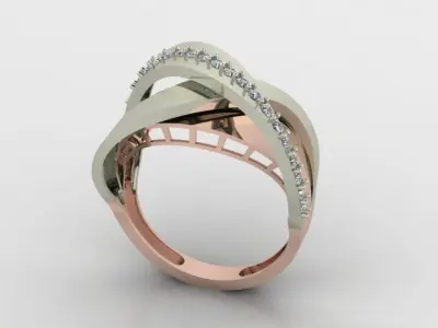 COCKTAIL RING Free 3D print model