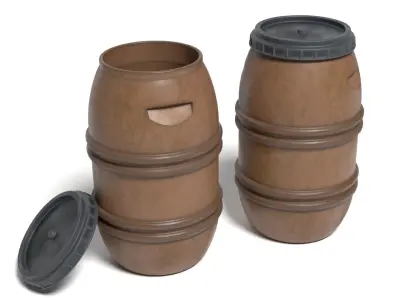 Cargo Storage Barrel 1-18 scale Kenner Hasbro Free 3D print model