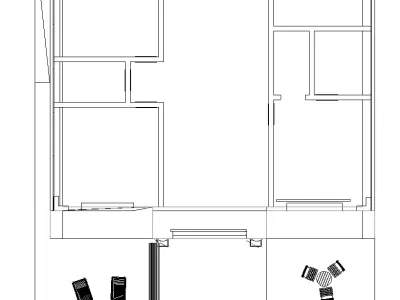 Modern House exterior Revit model 3D model