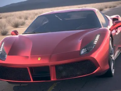 Ferrari 488 GTB 2017  3D model