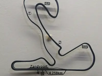mjs2210 F1 2025 24 circuits for 3D printing 3D print model