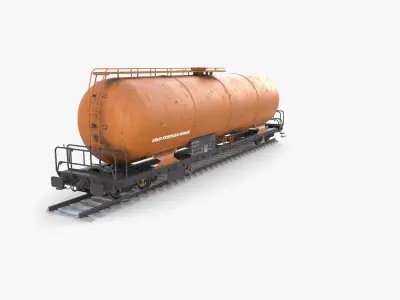 CFR Tanker Rail Car v3 3D model