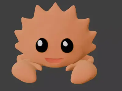 crab model 3d 3D print model