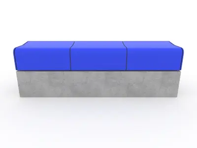 Stadium Seats 20 3D model