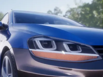 Volkswagen Golf 3D model