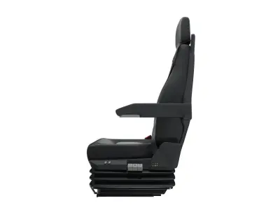 Truck seat Low-poly 3D model