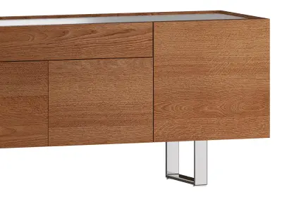 HORIZON SIDEBOARD WALNUT 3D model