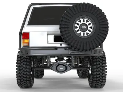 Jeep Cherokee XJ 1999 Off Road  3D model