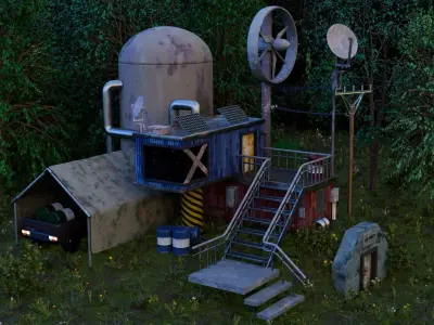 Base Survival 3D model