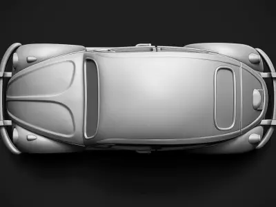Volkswagen Beetle Printable 3D print model