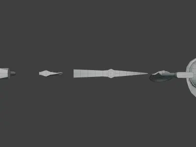 Mining Tool Pack Low-poly 3D model