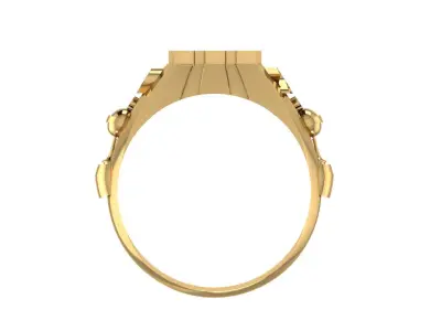 Anillo Nacional Free 3D print model