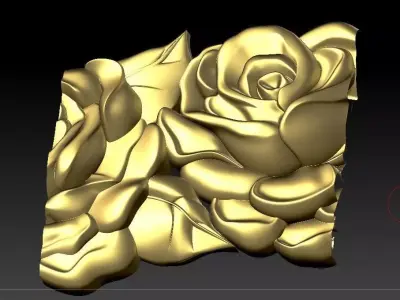 Decorative patterns for ceilings walls mirror frames picture 3D 3D model