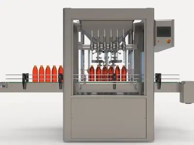 Filling Machine For bottels 3D print model