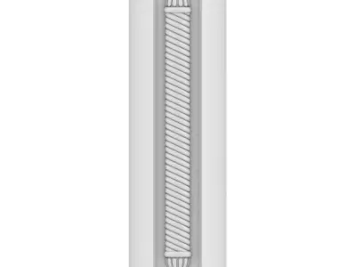 hourglass column 3D model