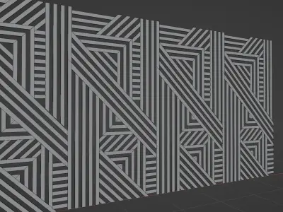 Wall wood seamless set2 V20 3D model