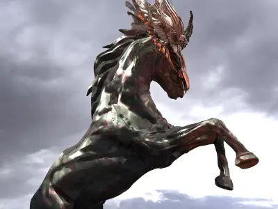 Death Dealer Horse  3D model