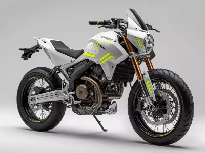 Modern Streetfighter Motorcycle 3D Model Low-poly 3D model