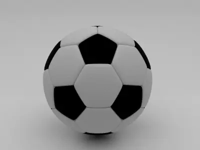 Soccer Ball 3D model 14