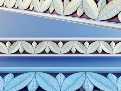 Detailed Cornice Collection - Vol 01 - 8 Item 3D model