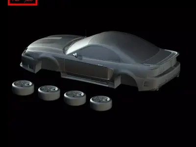 Saleen S281 2000 3D print model