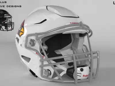 CARDINALS ARIZONA Helmet Football NFC WEST PBR udated 2025 3D model