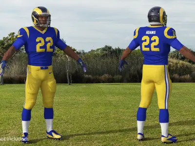 American Football Player Pants Uniform 3D model