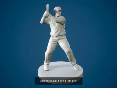 Baseball Players Collection 3D Model Pack
