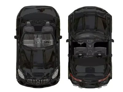 AMG Roadster GTR C Black 3D model