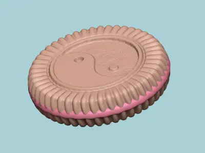 Cookie Mould 21 - Biscuit Silicon Molding 3D print model