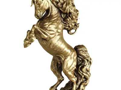 horse statue 203 3D model