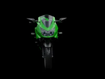 Kawasaki Ninja 250R 3D model