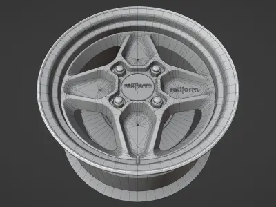 GTB - Wheels - Game Ready Low-poly 3D model