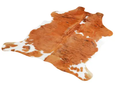 Tricolor Cowhide Rug A26876 3D model