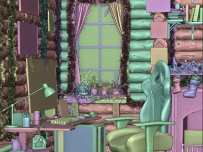 Santa After Christmas Is Over 3D model