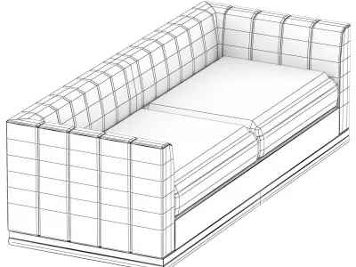 South Loop Sofa 3d model Low-poly 3D model