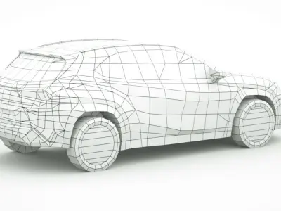 Lexus UX 2019 Low-poly 3D model