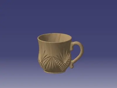 sharlot cup best for printing and producing 3D print model