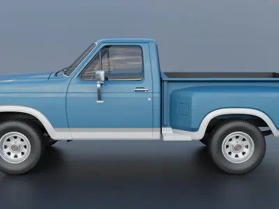 Pickup Truck F-150 Flareside 1983  3D print model