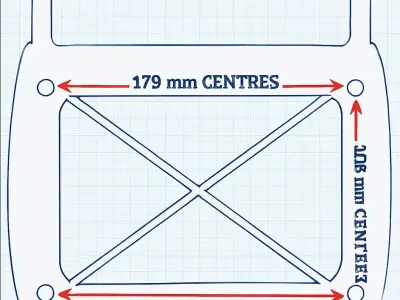 Front License Plate Mount - Compatible with Taunus TC3  3D print model