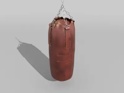 Punshing Bag Low-poly 3D model